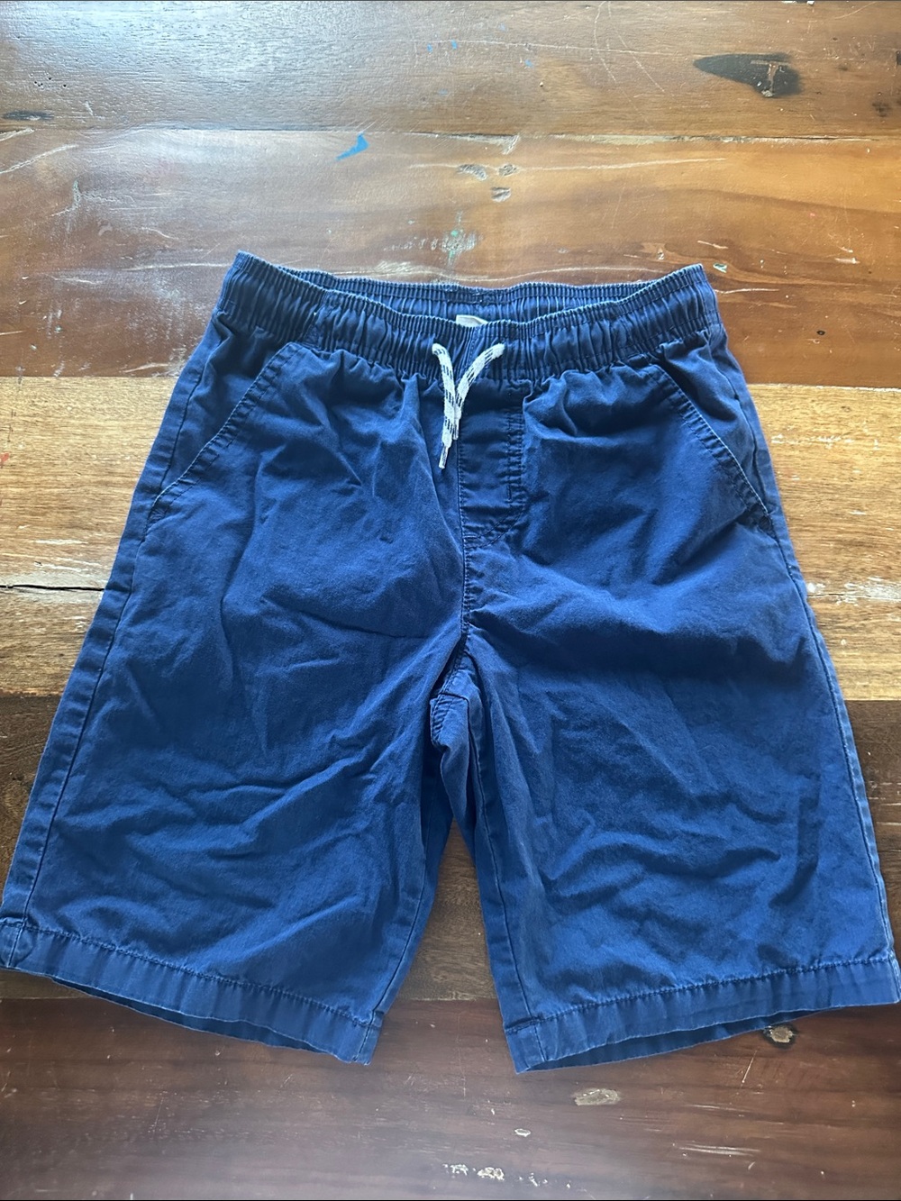 Crazy 8 kids Navy Drawstring Athletic Shorts